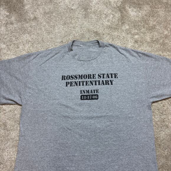 Vintage Let's Go To Prison Movie Promo Shirt Men's XL Will Arnett Dax Shepard - Picture 4 of 8